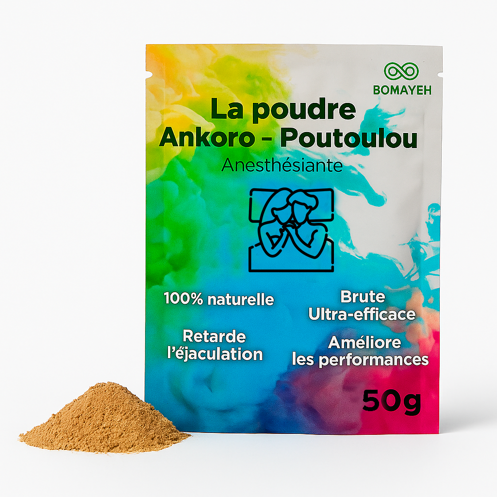 Poudre Ankoro Poutoulou brute 100% naturelle