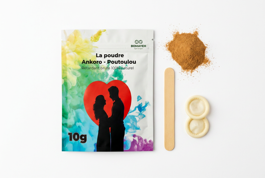 Pack Poudre Ankoro Poutoulou brute + spatule + doigtiers